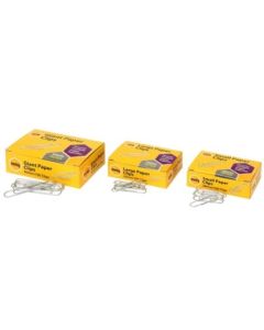 Paper Clips 33mm Large  Box of 100 