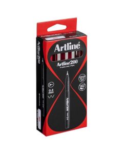 ARTLINE 200 FINELINER PEN 0.4MM RED