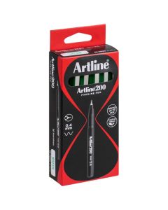 ARTLINE 200 FINELINER PEN 0.4MM GREEN