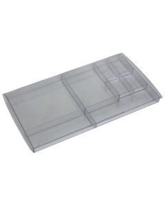 ESSELTE NOUVEAU DRAWER TIDY CLEAR
