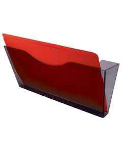 ESSELTE WALL MOUNT DOCUMENT POCKET L/S SMOKE