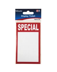 QUIKSTIK DISPLAY TICKETS SALE PACK10