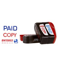 DESKMATE PRE-INKED OFFICE STAMP PAID COPY ENTERED
