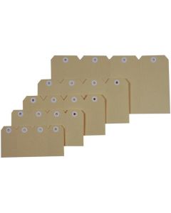 ESSELTE SHIPPING TAGS NO.1 35X70MM BUFF