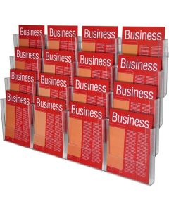 ESSELTE BROCHURE HOLDER WALL SYS A4 4T-16 COMP
