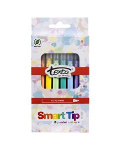 TEXTA SMART TIP COLOURING IN MARKER PASTEL PK8