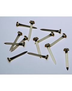 ESSELTE PAPER FASTENER STEEL 25MM BOX 200 BRASS