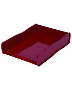 ESSELTE NOUVEAU DOCUMENT TRAY BURGUNDY