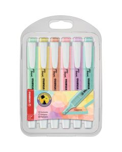 STABILO SWING COOL PASTEL HIGHLIGHTER PASTEL WALLET 6