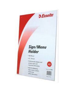 ESSELTE SIGN/MENU HOLDER WALL PORT A3