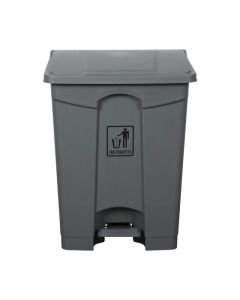 CLEANLINK  RUBBISH BIN WITH PEDAL LID 68L GREY