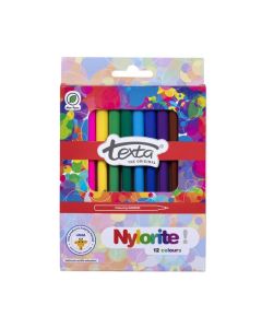 TEXTA NYLORITE COLOURING MARKER PACK 12