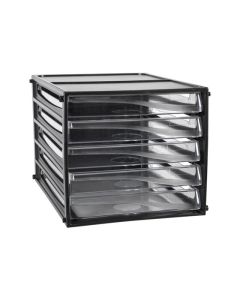 ESSELTE DESKTOP FILING DRAWERS A4 5D BLACK