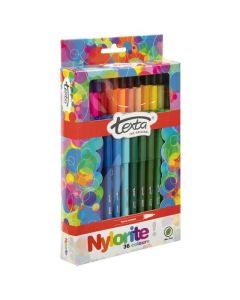 TEXTA NYLORITE COLOURING MARKER PACK 36