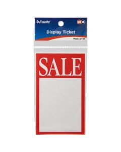 QUIKSTIK DISPLAY TICKETS SALE PACK10