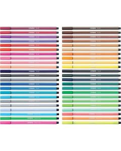 STABILO PEN 68 FIBRE TIP PEN SIENNA