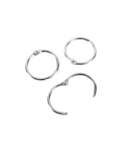 ESSELTE HINGED RINGS NO.6 25MM BOX 100