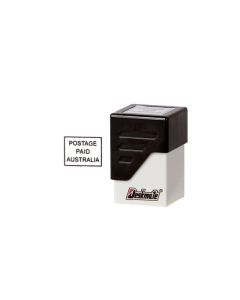 DESKMATE PRE-INKED OFFICE STAMP POSTAGE PAID AUSTRALIA BLACK