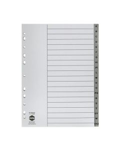 MARBIG INDICES & DIVIDERS A-Z TAB PP A4 GREY