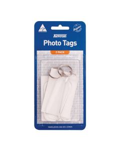 KEVRON ID59 KEY TAGS CLEAR WITH ASSORTED DESIGNS PA