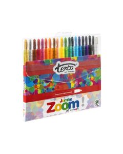 TEXTA ZOOM JUMBO CRAYON PACK 20