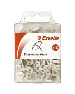 ESSELTE PINS DRAWING PACK 100 WHITE