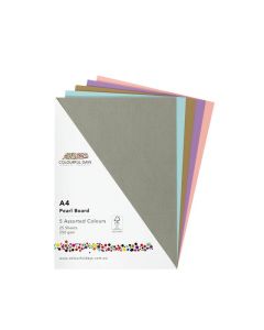 COLOURFUL DAYS PEARL BOARD ASSORTED COLOURS PACK 25