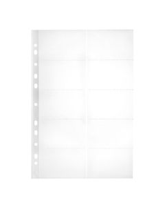 MARBIG HEAVYWEIGHT BUSINESS CARD POCKETS 10PACK