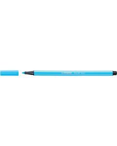 STABILO PEN 68 FIBRE TIP PEN FLURO BLUE