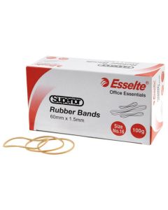 ESSELTE SUPERIOR RUBBER BANDS SIZE 16