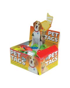 KEVRON ID33 PET TAGS ASSORT DISP BOX 100