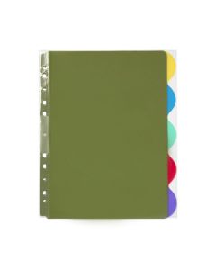 MARBIG PROFESSIONAL INDICES & DIVIDERS 5 TAB PP A4 EXTRA WIDE