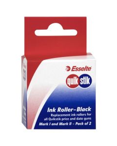 QUIKSTIK INK ROLLERS BLACK PACK 2