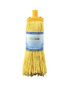 CLEANLINK  MOP HEAD 400GM YELLOW