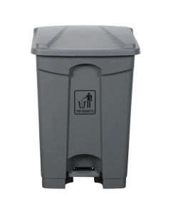 CLEANLINK  RUBBISH BIN WITH PEDAL LID 45L GREY