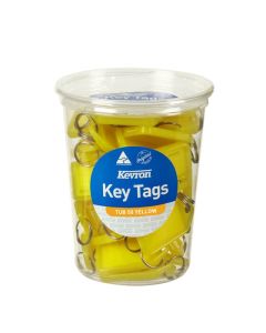 KEVRON ID5 KEYTAGS YELLOW DISPOSABLE TUB 50