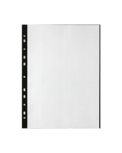 MARBIG BINDER DISPLAY BOOK 20 POCKET CLEAR/BLACK