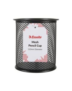 ESSELTE MESH PENCIL CUP BLACK