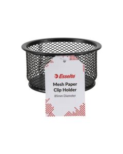 ESSELTE MESH HOLDER PAPER CLIP BLACK