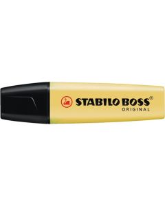 STABILO BOSS PASTEL HIGHLIGHTER MILKY YELLOW BOX 10