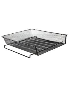 ESSELTE MESH DOCUMENT TRAY A4 PORTRAIT BLACK