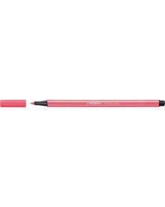 STABILO PEN 68 FIBRE TIP PEN FLURO RED