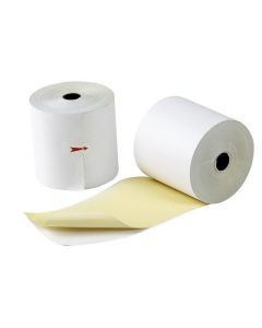 MARBIG CASH REGISTER/EFTPOS ROLL 2PLY - 76X76X11.5MM PACK4