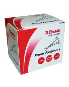 ESSELTE PAPER FASTENER STEEL 13MM BOX 200 BRASS