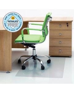 MARBIG CHAIRMAT ECONOMAT PVC HARD KEY 91X121CM