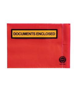 MARBIG PROFESSIONAL PACKAGING ENVELOPE DOC ENCL 165X115MM RED BX1000