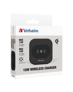 VERBATIM 15W WIRELESS CHARGER SPACE GREY