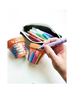 ARTLINE DECORITE METALLIC BRUSH PACK8 ASST