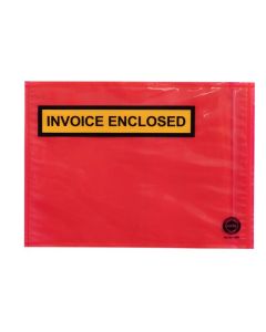 MARBIG PROFESSIONAL PACKAGING ENVELOPE INV ENCL 230X165MM RED BX500