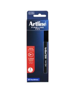 ARTLINE 200 FINELINER PEN 0.4MM BLACK HS